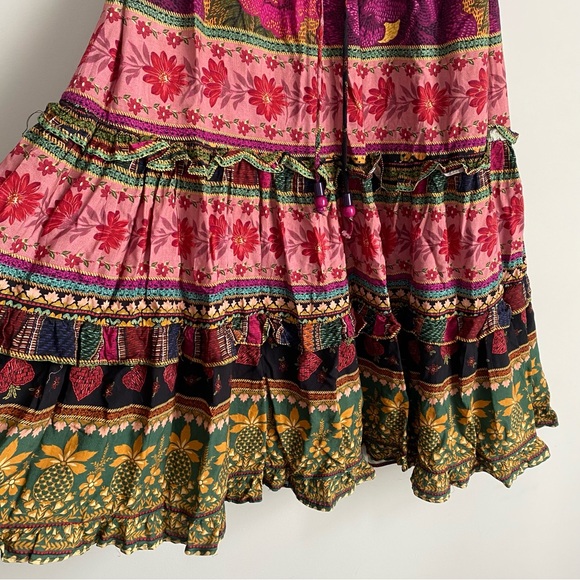 Farm Rio Tiered Midi Skirt - Picture 4 of 6